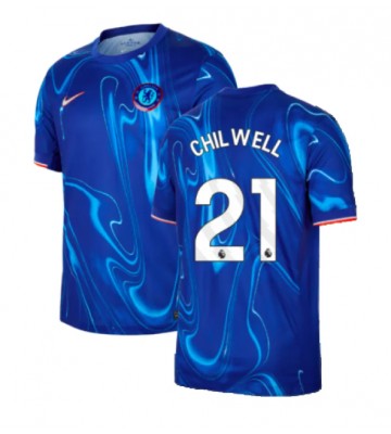 Chelsea Ben Chilwell #21 Hjemmebanetrøje 2024-25 Kort ærmer